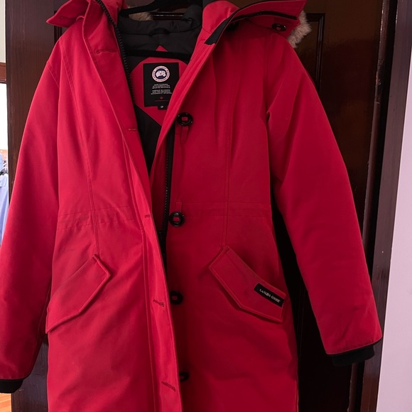 Red Canada Goose Jacket Size Small - Picture 2 of 10